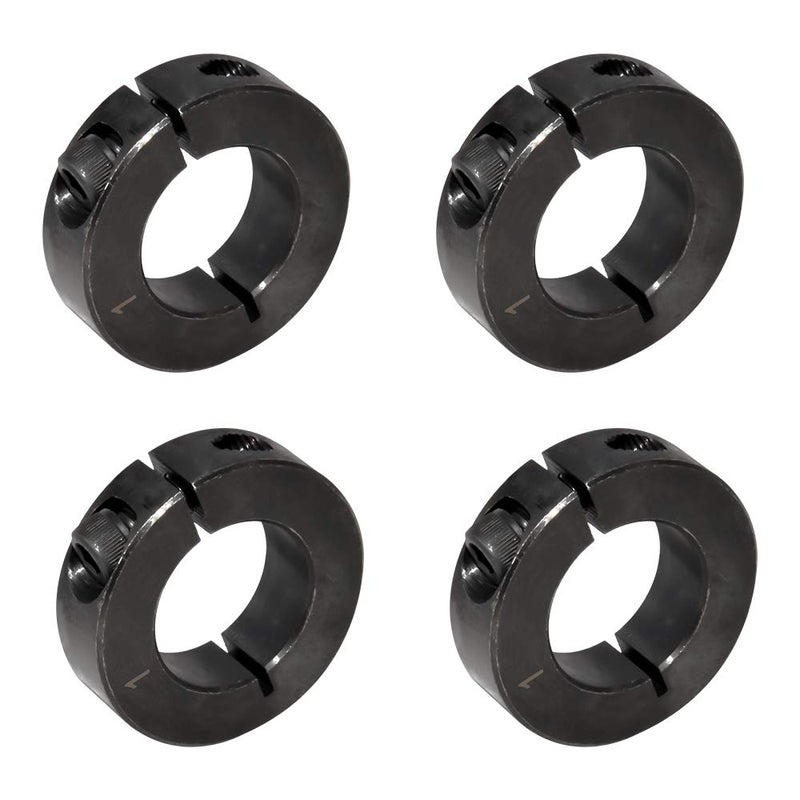 AZSSMUK Single Split Clamp-On Shaft Collar of Metal Material 1 inch Bore Set Screw - Image 2
